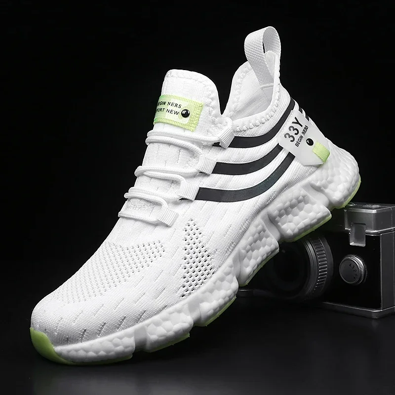 Breathable Mesh Athletic Shoes - Baskets en maille respirante pour hommes