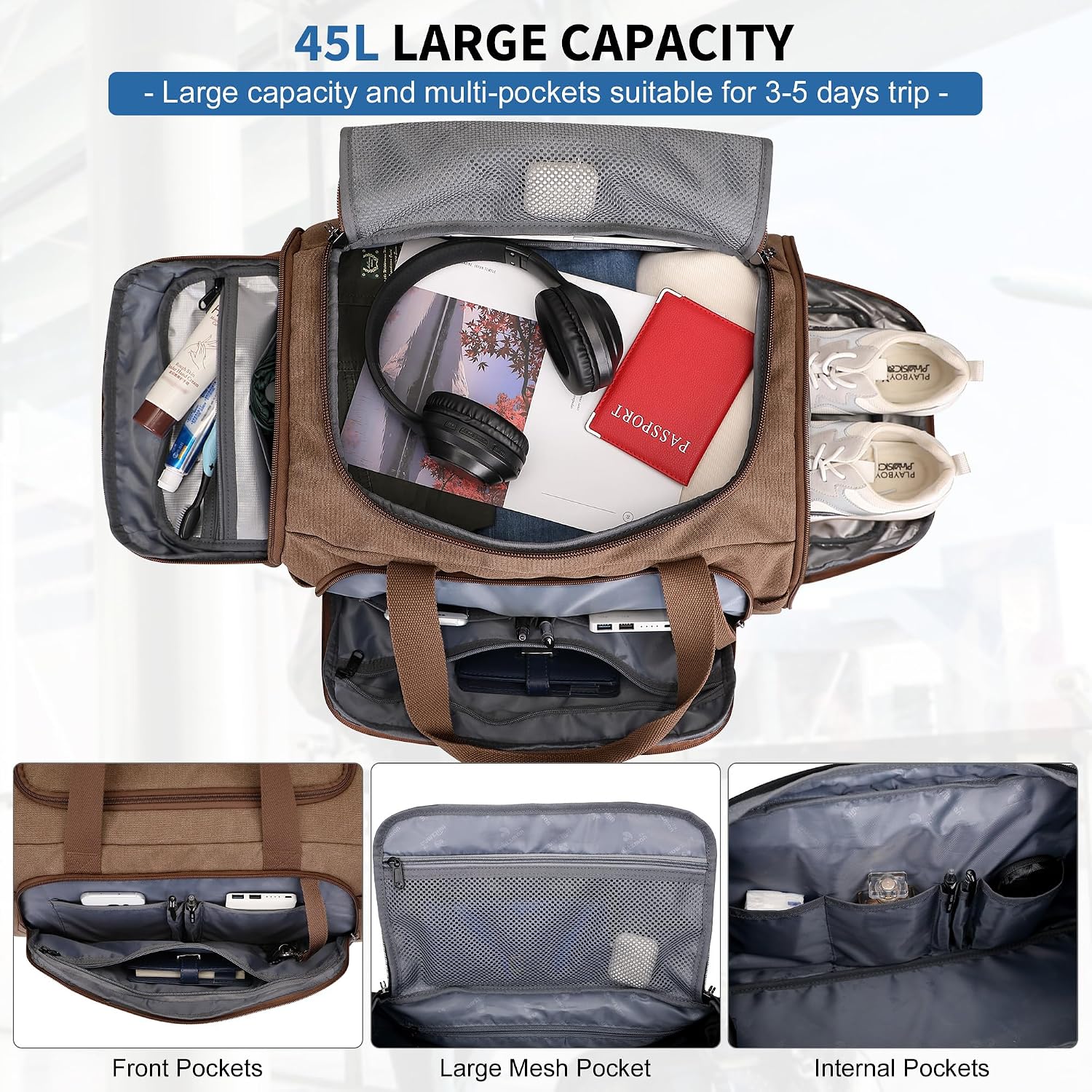 Sac de voyage en toile pour ho - Men'S Shoes avis et prix